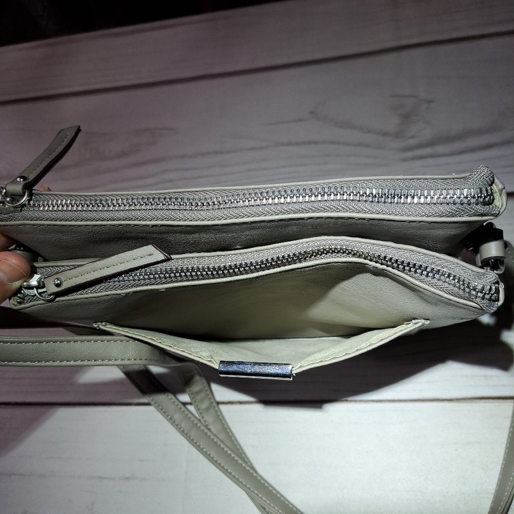 Rosetti Gray Crossbody Purse - Picture 7 of 13